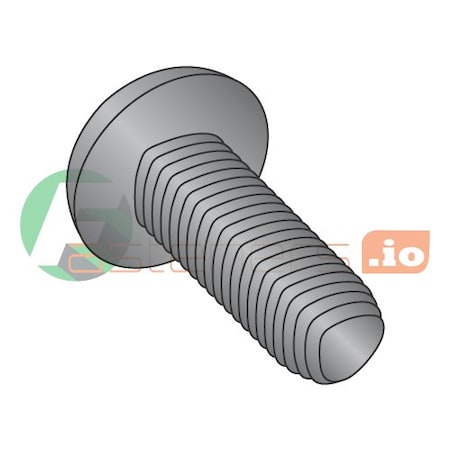 Newport Fasteners Thread Forming Screw, #6-32 x 1/4 in, Black Oxide Steel Pan Head Phillips Drive, 10000 PK 582194